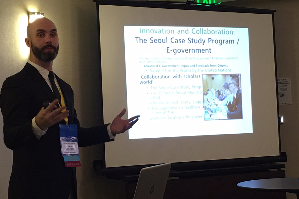 PhD Candidate Presents at ASPA Conference 2016