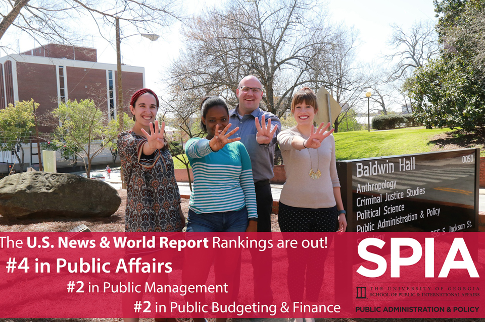 SPIA Ranks #4 for Public Affairs Graduate Programs