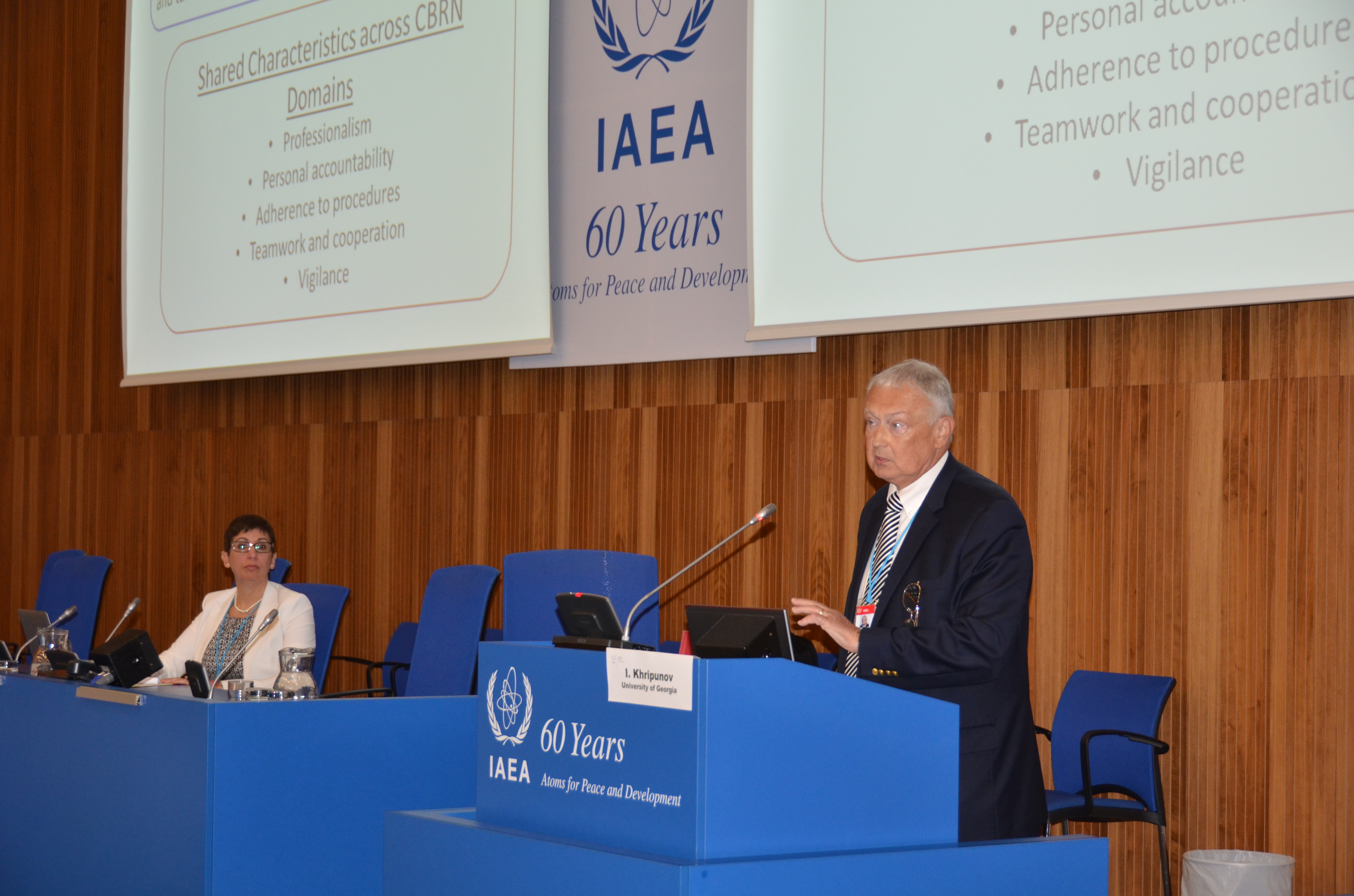 Dr. Igor Khripunov presents at annual nuclear security meeting