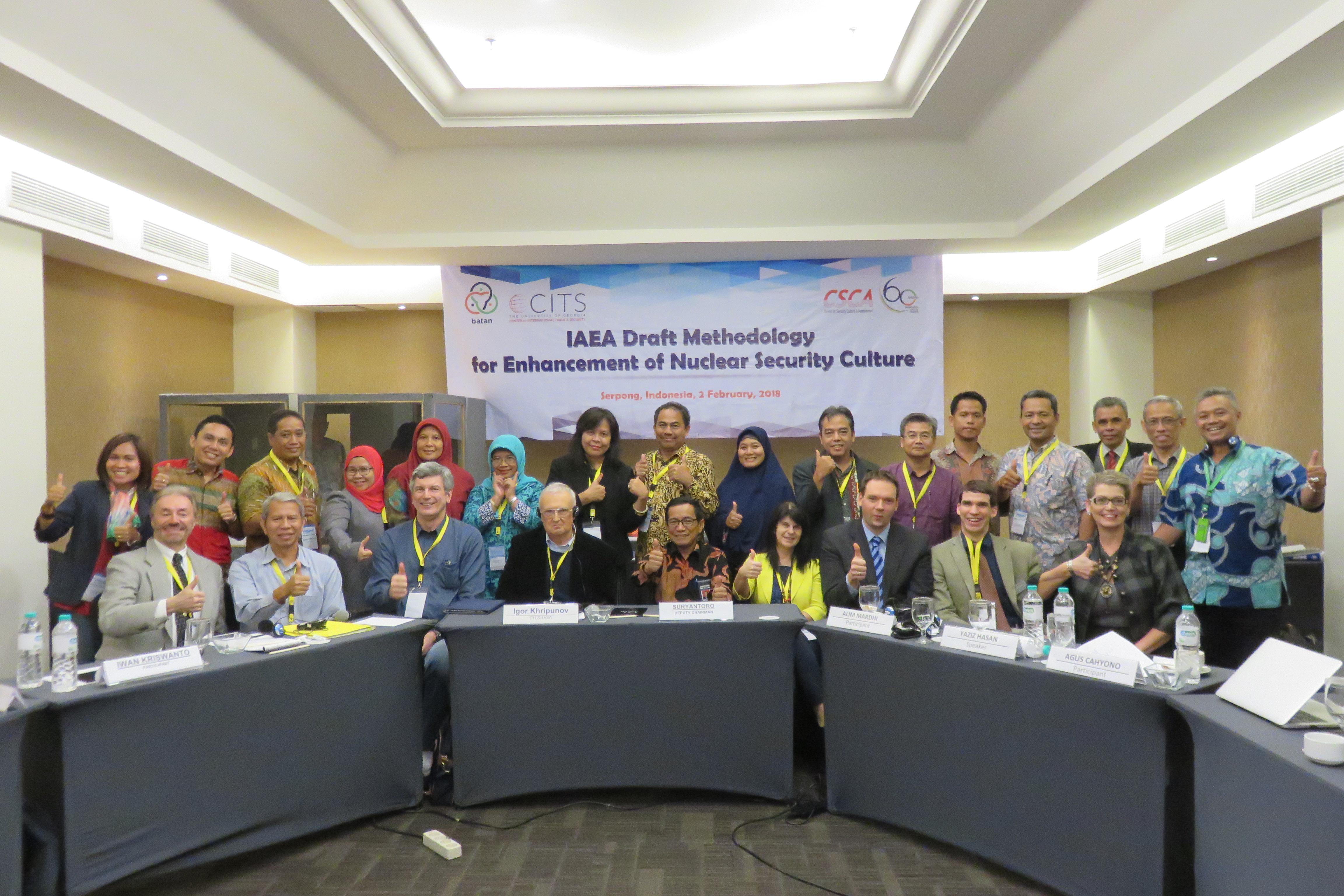 CITS hosts nuclear security culture workshop in Indonesia