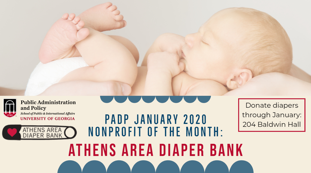 Public Administration & Policy January 2020 Nonprofit of the Month: Athens Area Diaper Bank