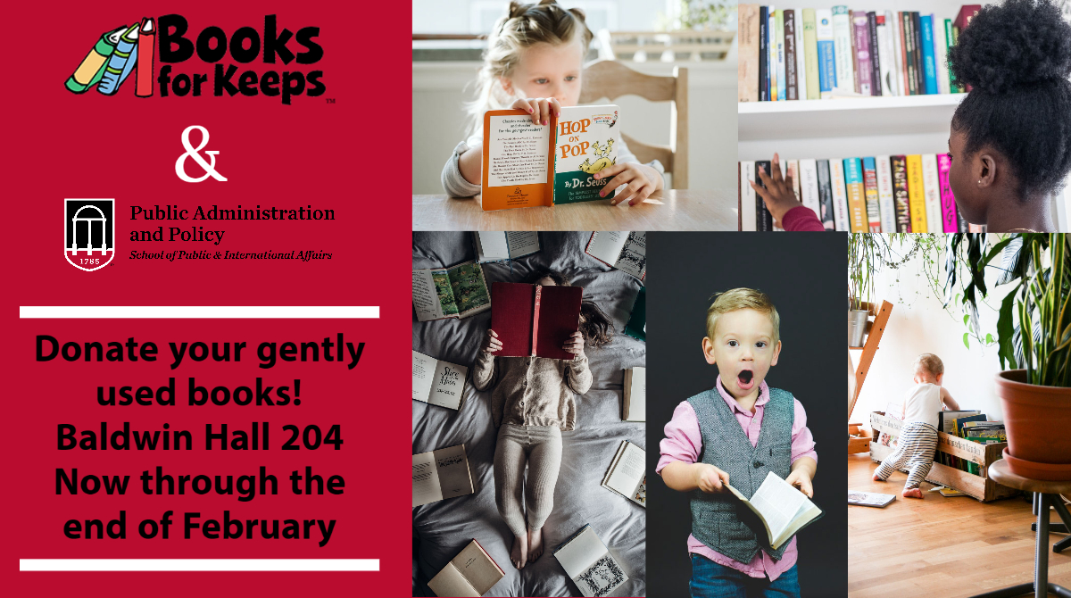 Public Administration & Policy February 2020 Nonprofit of the Month: Books for Keeps