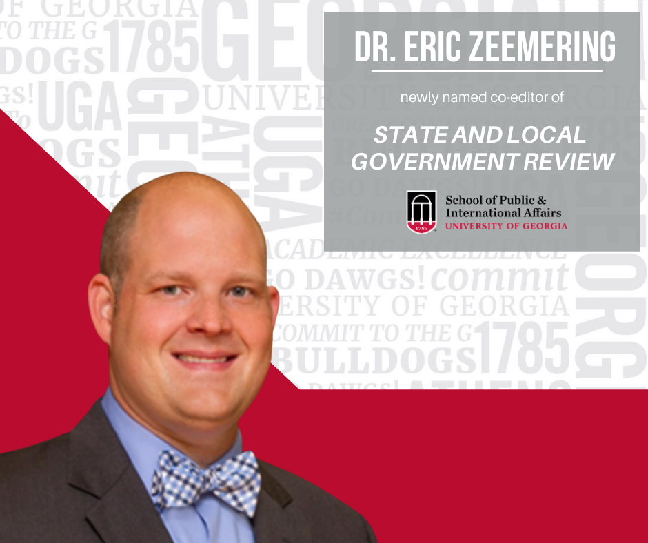MPA Director Eric S. Zeemering Named Co-Editor of State and Local Government Review