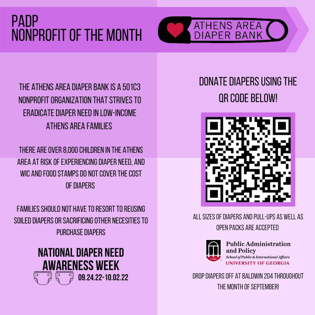 PADP September Nonprofit of the Month: Athens Area Diaper Bank