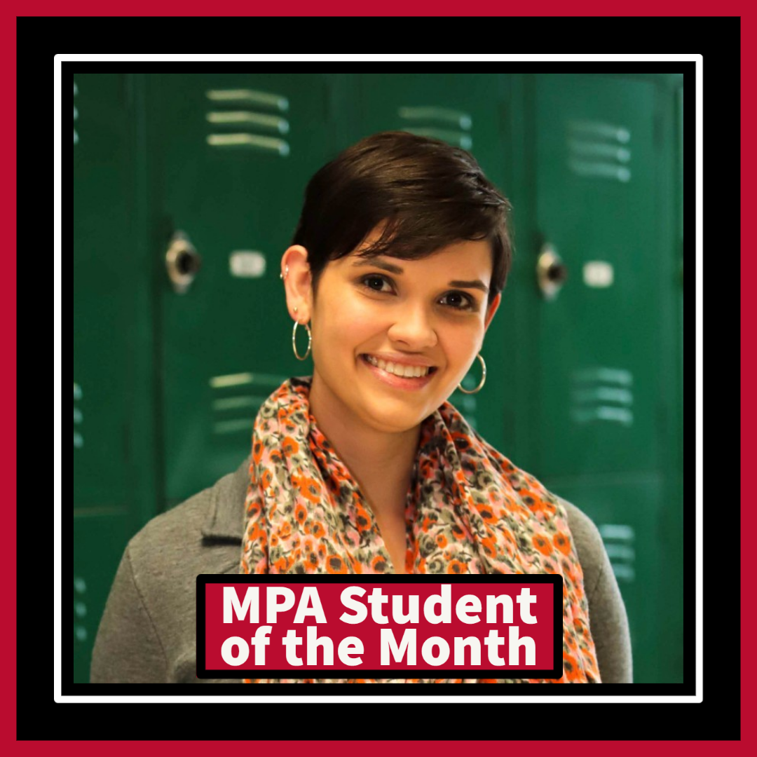 September 2022 Public Administration and Policy MPA Student of the Month: Veronica López-Delgado