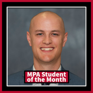 February 2023 MPA Student of the Month: William Brooks