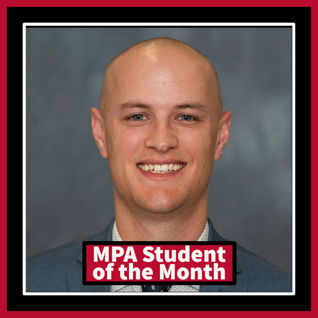 February 2023 MPA Student of the Month: William Brooks