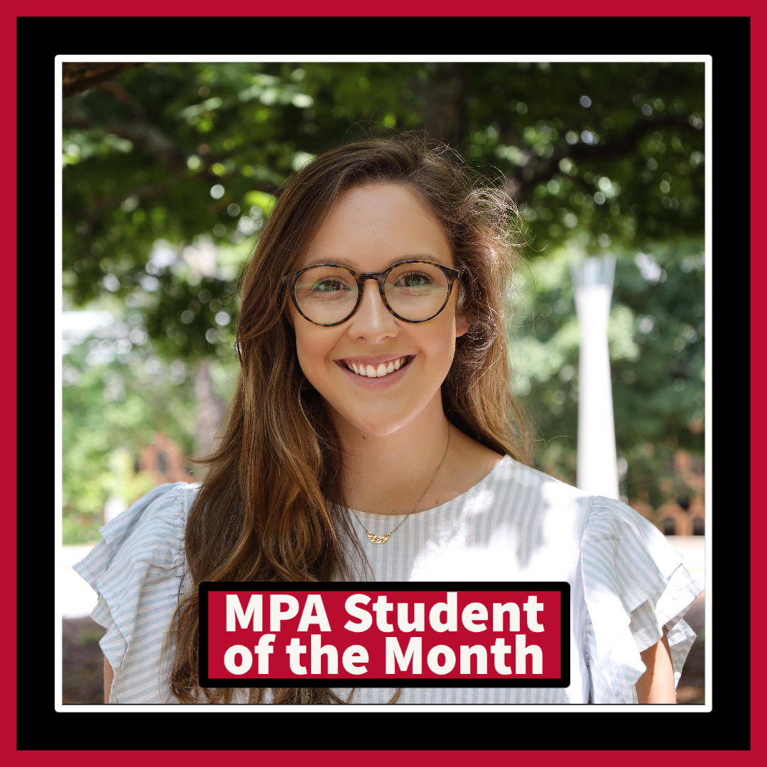 April 2023 MPA Student of the Month: Jalyn Ross