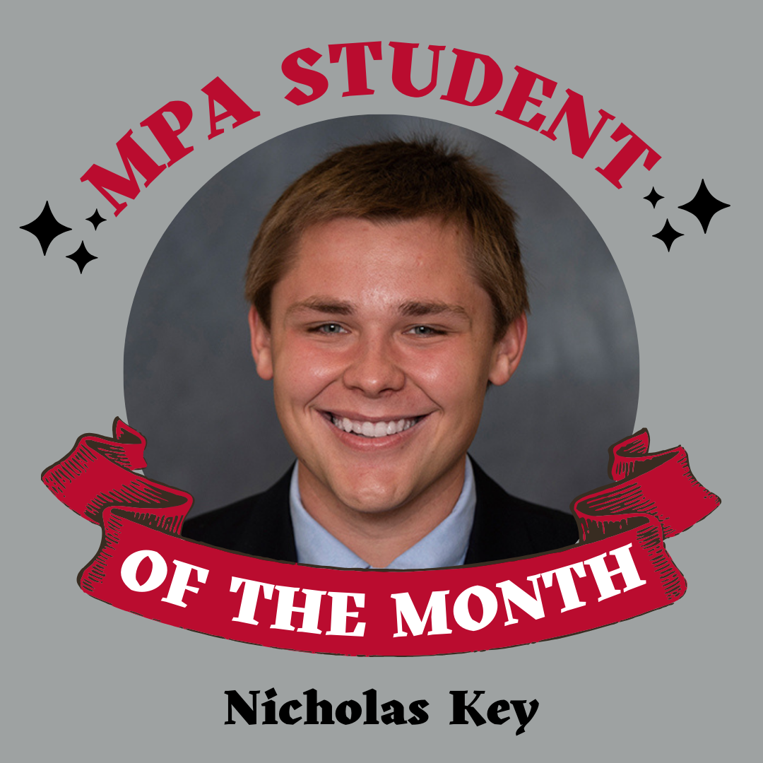 October 2023 MPA Student of the Month: Nicholas Key