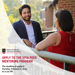 SPIA PEER MENTORSHIP PROGRAM