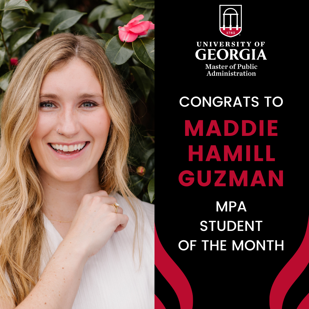 May 2024 MPA Student of the Month: Maddie Hamill Guzman