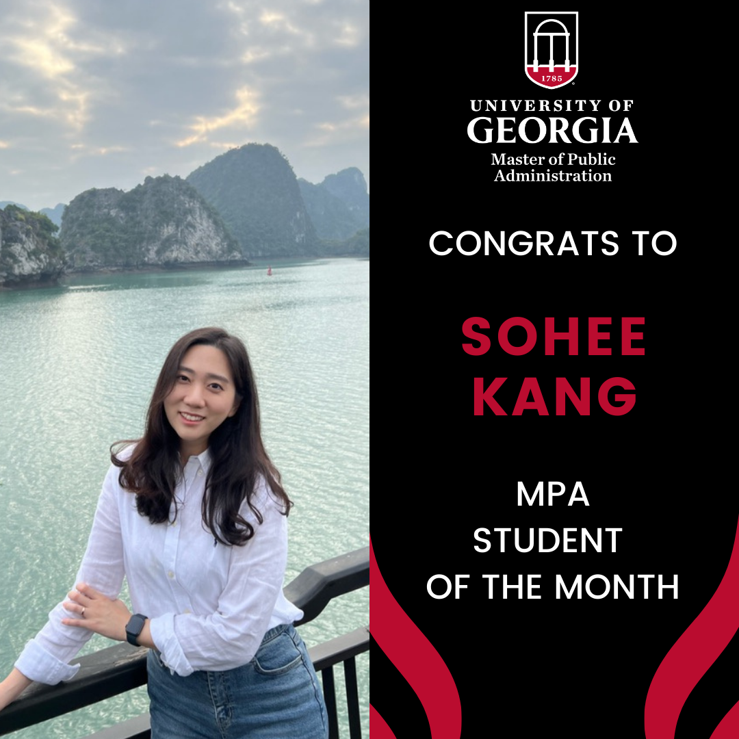 June 2024 MPA Student of the Month: Sohee Kang