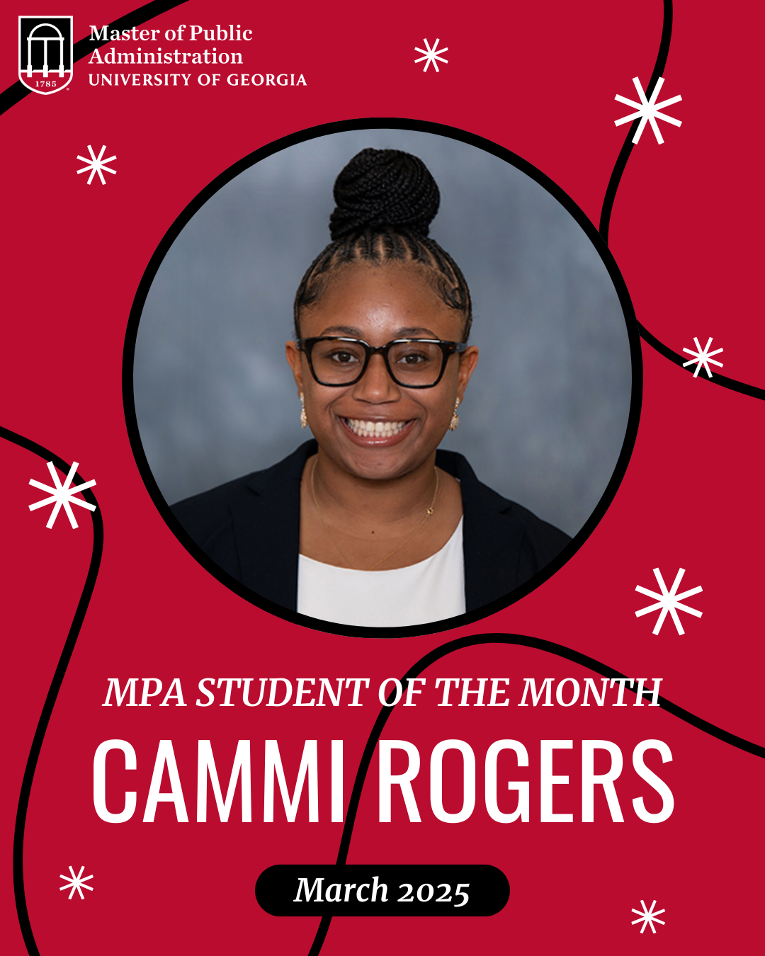 March 2025 MPA Student of the Month: Cammi Rogers